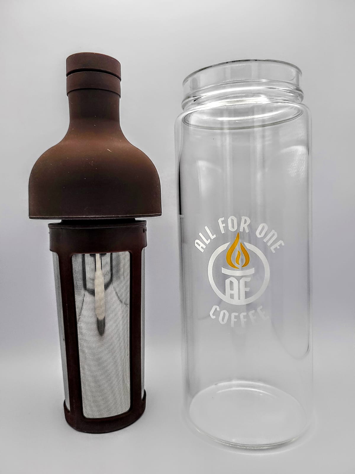 Hario Filter in Coffee Bottle Brown